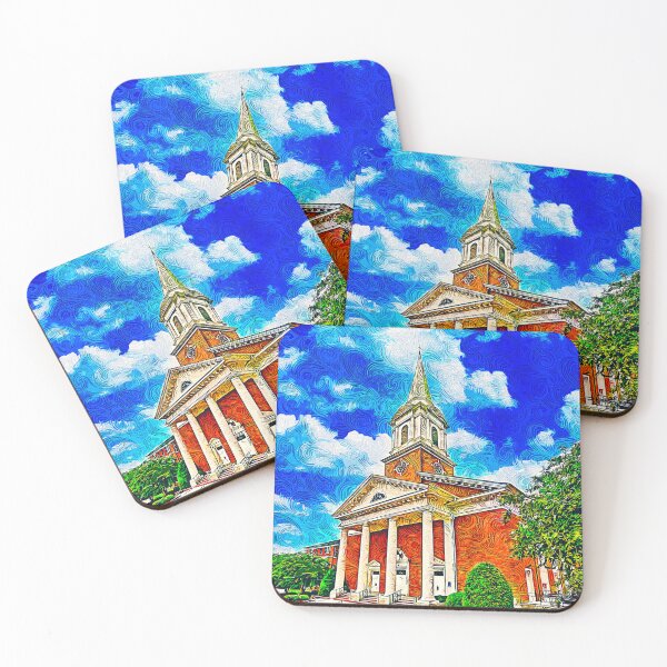 Item preview, The First Baptist Church of Tallahassee - impressionist painting designed and sold by NickoPrints.