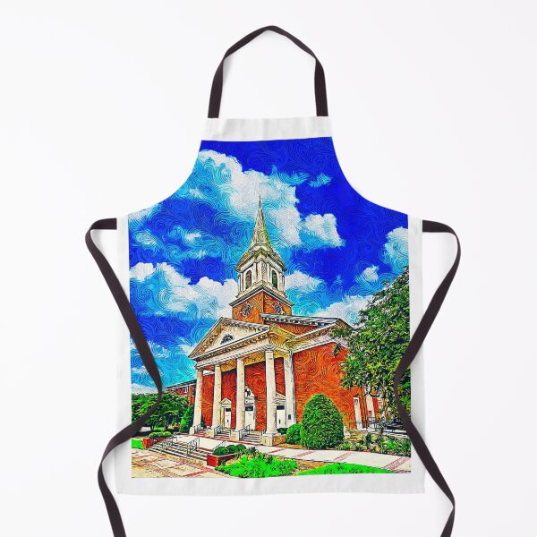 Item preview, The First Baptist Church of Tallahassee - impressionist painting designed and sold by NickoPrints.