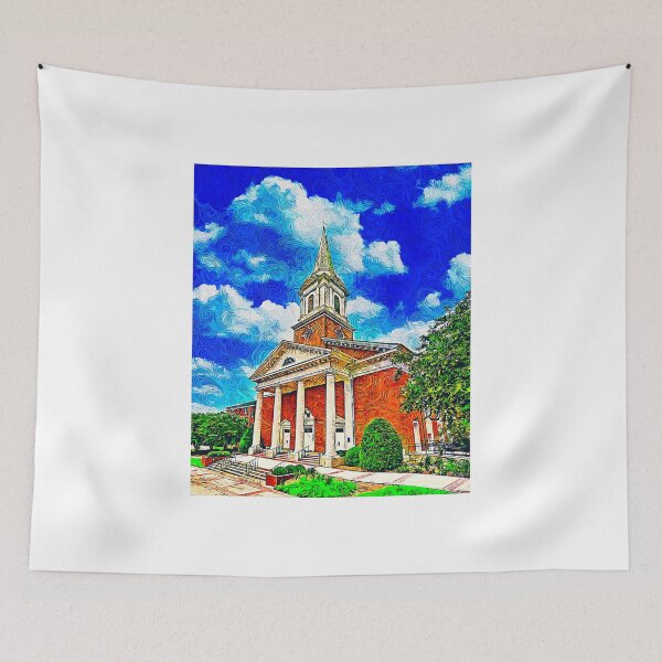 Item preview, The First Baptist Church of Tallahassee - impressionist painting designed and sold by NickoPrints.