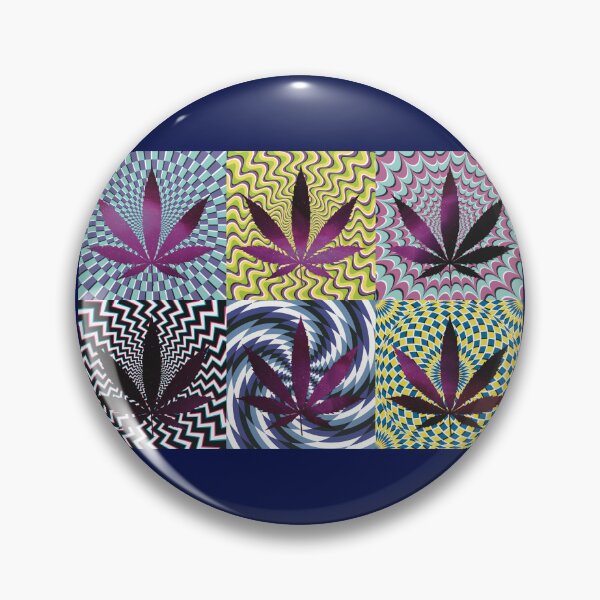 Artikelvorschau, Pot Leaf Pop Art with Retro Colorful Psychedelic Spirals with Space Pot Leaves entworfen und verkauft von YomeHayin.