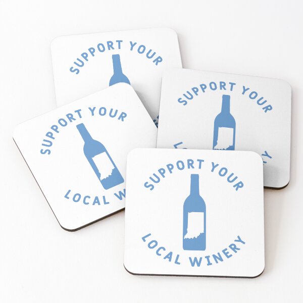 Item preview, Support Your Local Winery Indiana designed and sold by fearcity.