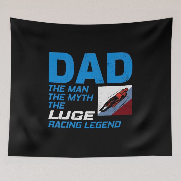 Item preview, Luge Sledding Sledge Race Dad Papa Fathers day designed and sold by TastefulTees.