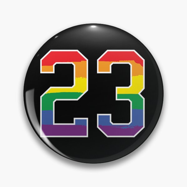 Item preview, Number 23 Rainbow LGBT pride twenty three designed and sold by LoveIsColorful.