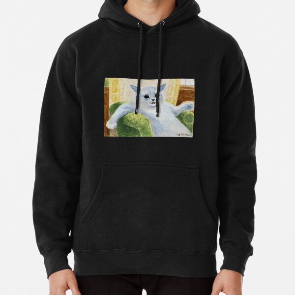 A Moment&x27;s Rest by Louis Wain Classic . Pullover Hoodie
