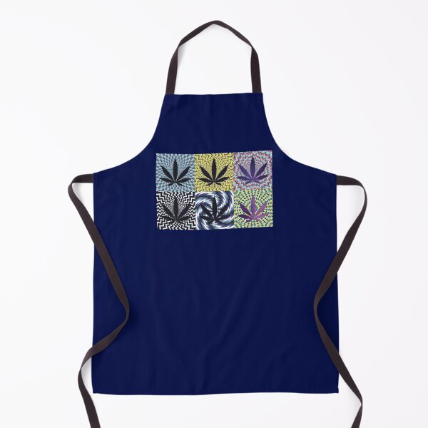 Item preview, Pot Leaf Pop Art with Retro Colorful Psychedelic Spirals with Space Pot Leaves designed and sold by YomeHayin.