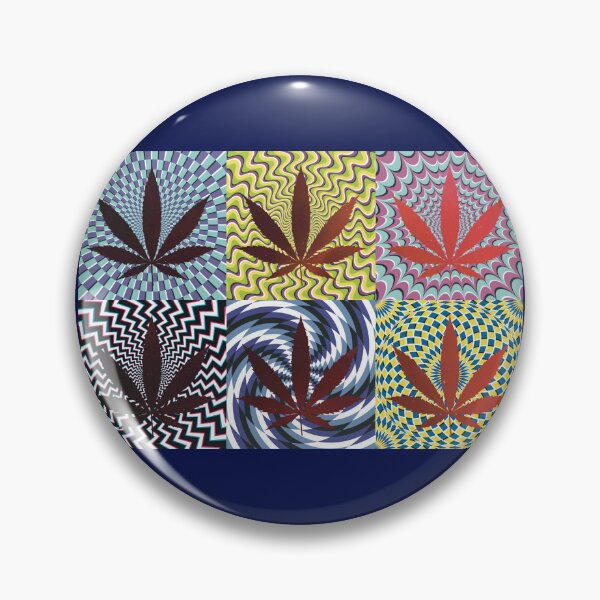 Artikelvorschau, Pot Leaf Pop Art with Retro Colorful Psychedelic Spirals with Space Pot Leaves entworfen und verkauft von YomeHayin.