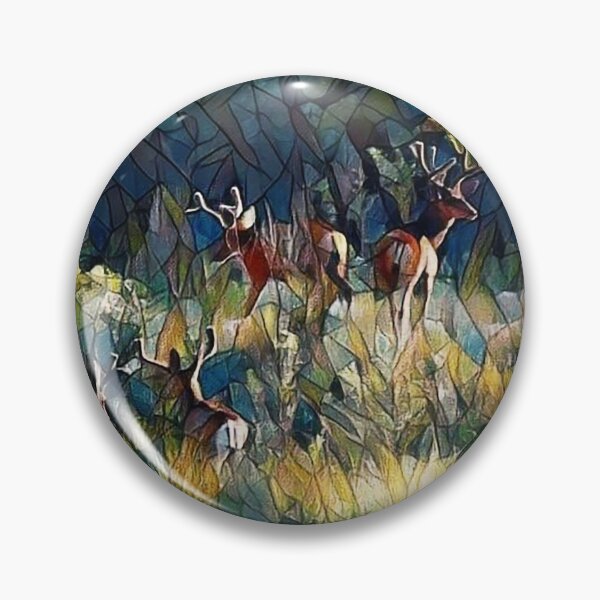 Item preview, Sabrina Farmer Art - 5 Bucks - Deer at Eleven Mile Canyon designed and sold by sabrinart42.