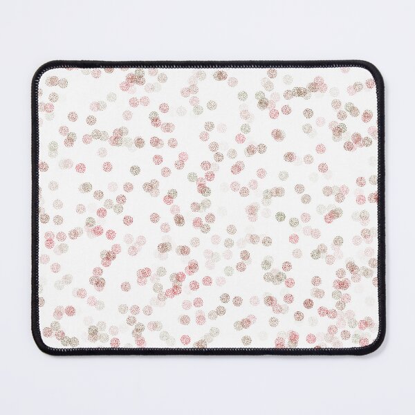 Item preview, Dotted Red Circles Abstract Scatter Pattern designed and sold by MixinMadness.