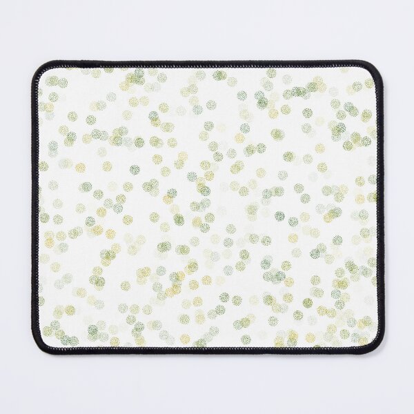 Item preview, Dotted Yellow Circles Abstract Scatter Pattern designed and sold by MixinMadness.