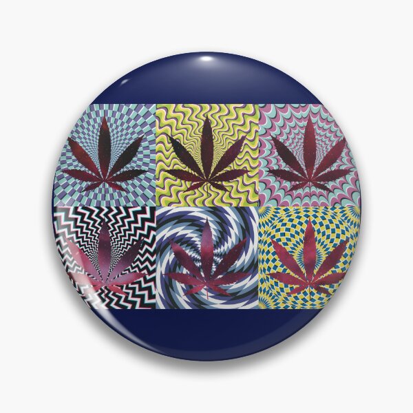 Artikelvorschau, Pot Leaf Pop Art with Retro Colorful Psychedelic Spirals with Space Pot Leaves entworfen und verkauft von YomeHayin.