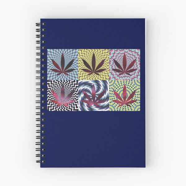 Item preview, Pot Leaf Pop Art with Retro Colorful Psychedelic Spirals with Space Pot Leaves designed and sold by YomeHayin.