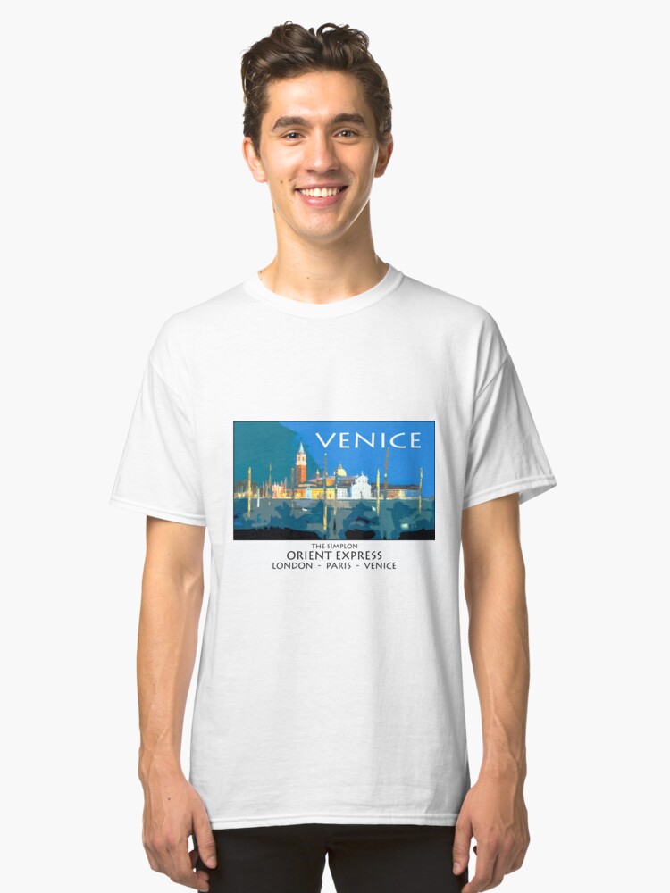 Alternate view of Vintage travel poster - Venice Classic T-Shirt