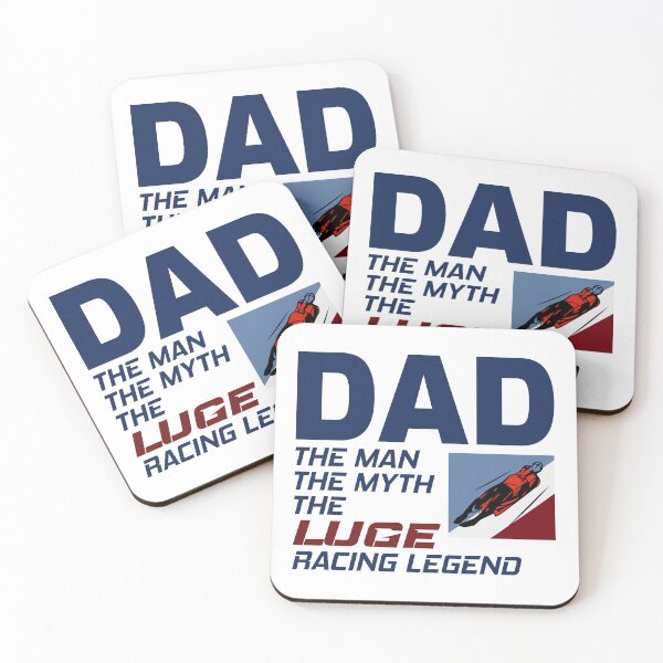 Item preview, Luge Sledding Sledge Race Dad Papa Fathers day designed and sold by TastefulTees.