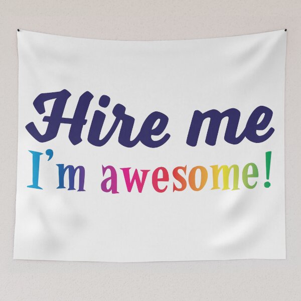 Item preview, Hire Me - I'm Awesome!!  [for job hunter, freelancer, small business owner, solopreneur] designed and sold by Maren Frances.