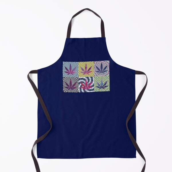 Item preview, Pot Leaf Pop Art with Retro Colorful Psychedelic Spirals with Galactic Pot Leaves designed and sold by YomeHayin.