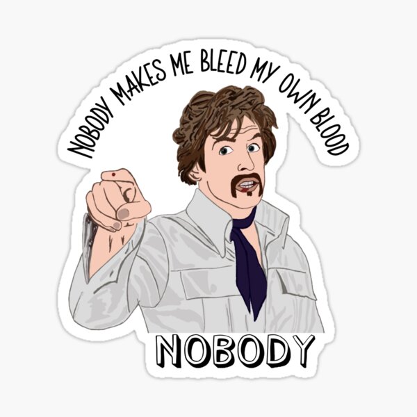 Item preview, Nobody makes me bleed my own blood designed and sold by froggyleggs.