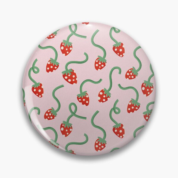 Item preview, Retro Y2K Strawberry Squiggle Repeat Pattern designed and sold by wecouldall-be.