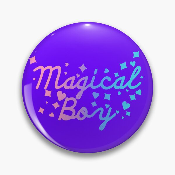 Item preview, Magical Boy Typography | Mahou Shounen Kawaii Aesthetic Art | Sparkles Hearts Stars Rainbows Pastel Cute Gift designed and sold by KarliMakesStuff.