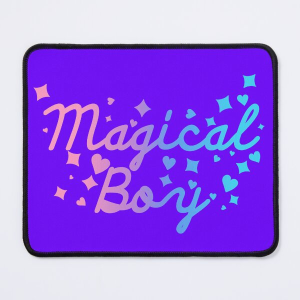 Item preview, Magical Boy Typography | Mahou Shounen Kawaii Aesthetic Art | Sparkles Hearts Stars Rainbows Pastel Cute Gift designed and sold by KarliMakesStuff.