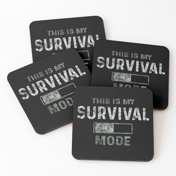 Item preview, Survival Mode On designed and sold by GrimButterfly.