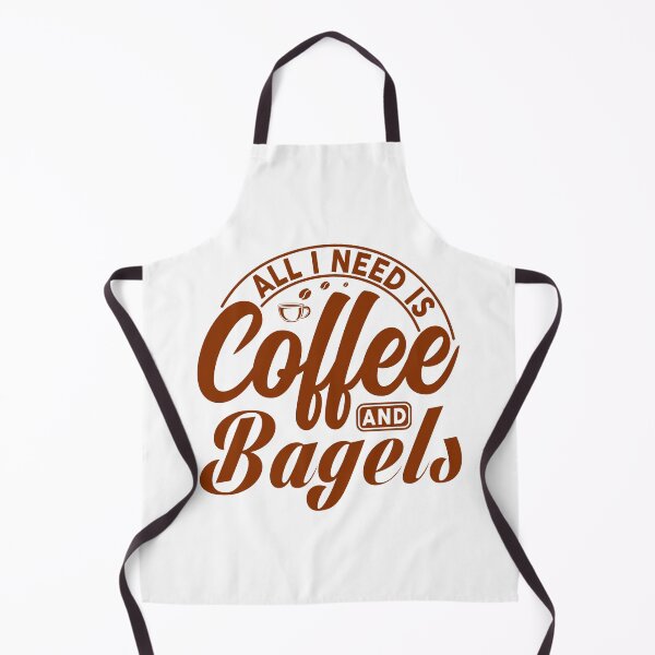 Item preview, All I Need is Coffee and Bagels designed and sold by Pixelish.