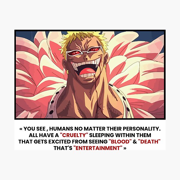 Donquixote Doflamingo One Piece Art Board Print for Sale by AngelcxSenwq