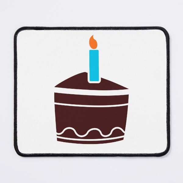 Item preview, Birthday Chocolate Cake With Candle designed and sold by KRStyleClub.