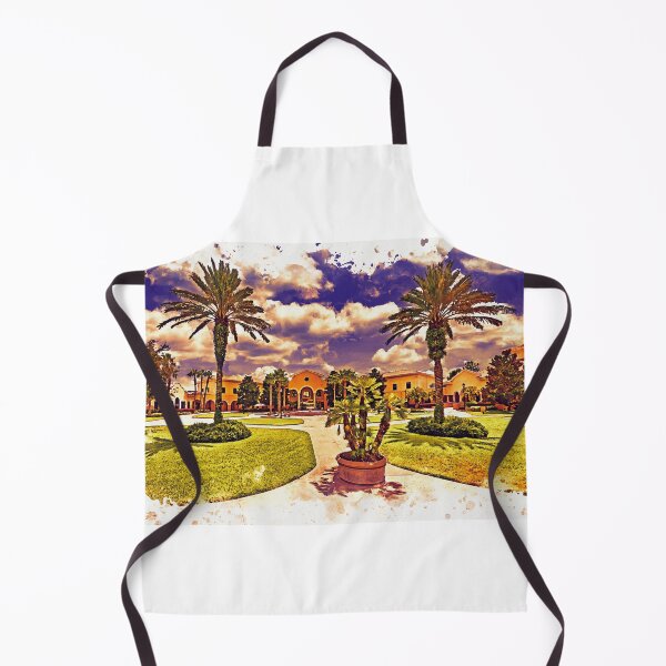 Item preview, Rosen College of Hospitality Management, in Orlando, Florida - watercolor painting designed and sold by NickoPrints.