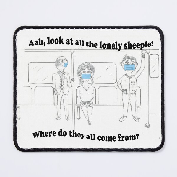 Item preview, Aah, look at all the lonely sheeple! designed and sold by Rallywear.