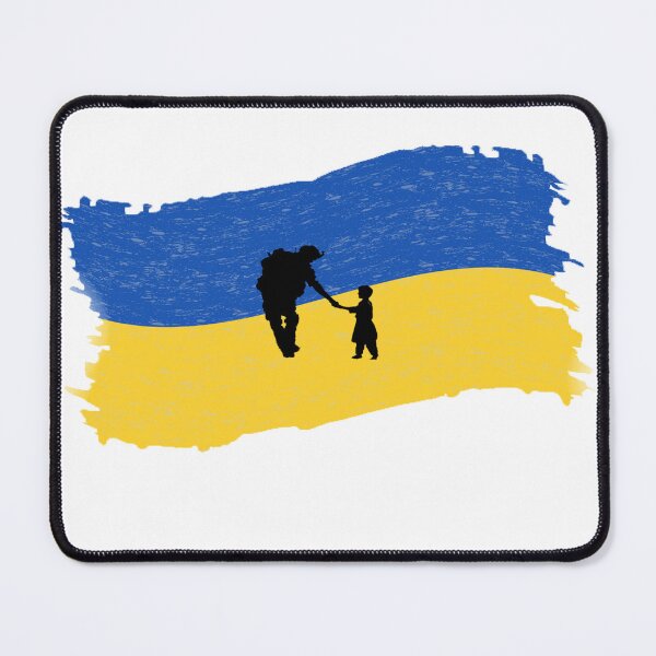 Item preview, Ukrainian soldier with kid designed and sold by Rokas554.