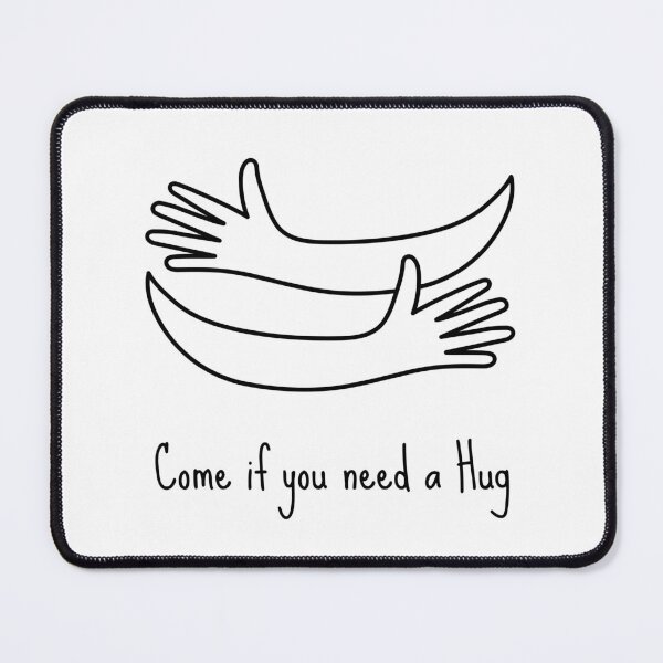 Item preview, FREE HUGS HERE ! Kind reminder for you ❤️ designed and sold by LaylaTheCurly.