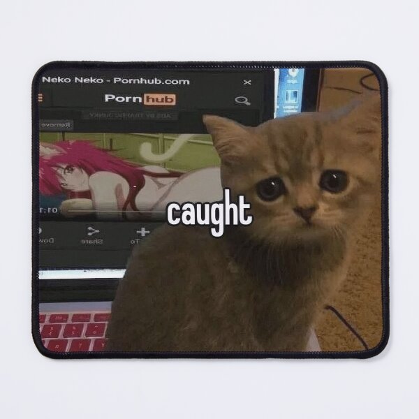 Item preview, Whimsical Little Cat Gets Caught designed and sold by crtstatics.