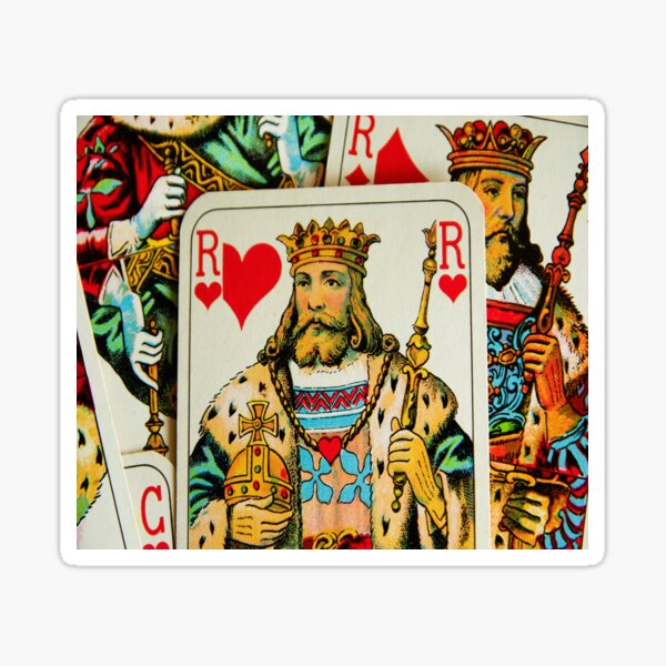 King Card Sticker