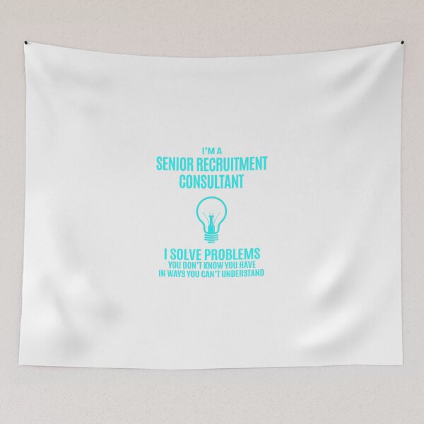 Item preview, Senior Recruitment Consultant - I Solve Problems Job Gift designed and sold by melissaval2.