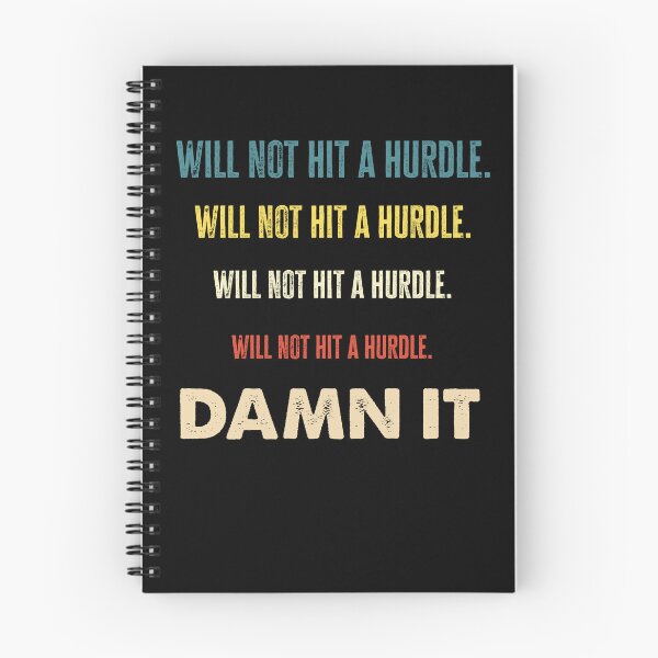 Item preview, Hurdling Runner Track and Field I Will Not Hit A Hurdle designed and sold by ShopTheStyle.