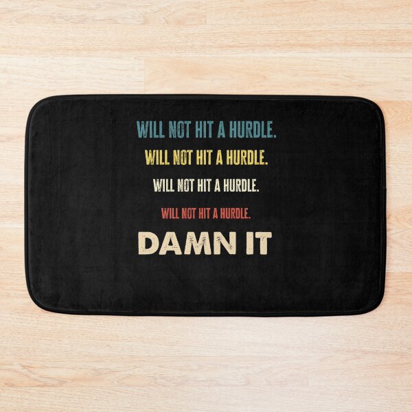 Item preview, Hurdling Runner Track and Field I Will Not Hit A Hurdle designed and sold by ShopTheStyle.