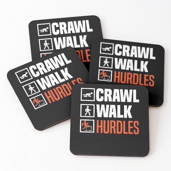 Item preview, Hurdling Hurdle Runner Crawl Walk Hurdles Funny designed and sold by ShopTheStyle.