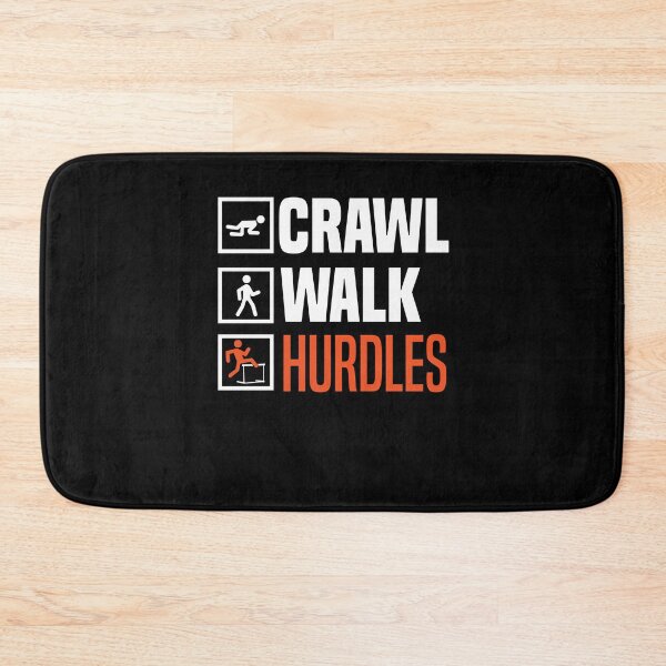 Item preview, Hurdling Hurdle Runner Crawl Walk Hurdles Funny designed and sold by ShopTheStyle.