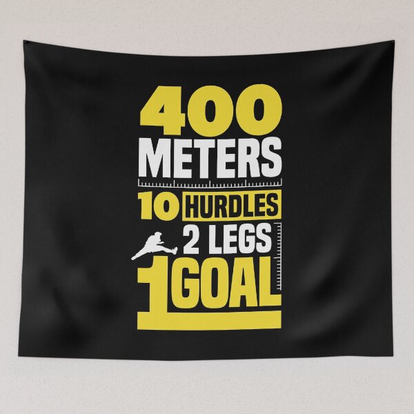 Item preview, Hurdling Hurdle Runner Track and Field  400 Meters 1 Goal designed and sold by ShopTheStyle.