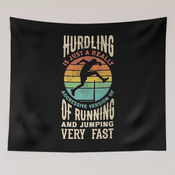 Item preview, Hurdling Hurdle Runner Track and Field Funny designed and sold by ShopTheStyle.