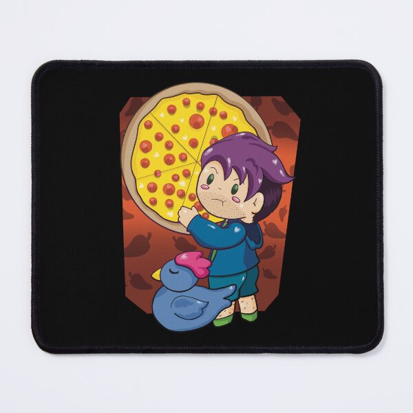Item preview, Shane Stardew Valley Hand Drawn Art | Gamer Gift | Pizza Chicken Blue Red Yellow Pepperoni Chili designed and sold by KarliMakesStuff.