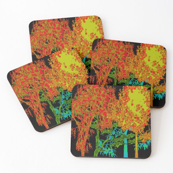 Item preview, NEON FOREST 1 designed and sold by NOIMION DIGITAL ART.
