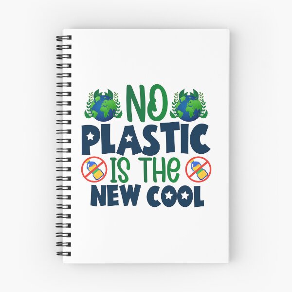 Item preview, No Plastic is the New Cool. It's Time to Say NO to Plastic designed and sold by SpringPetals.