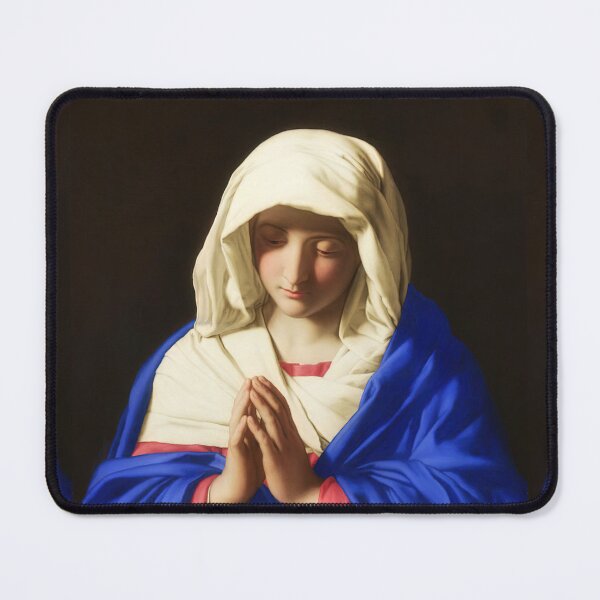 Item preview, Our Lady of Sassoferrato Virgin Mary in Prayer designed and sold by hispanicworld.