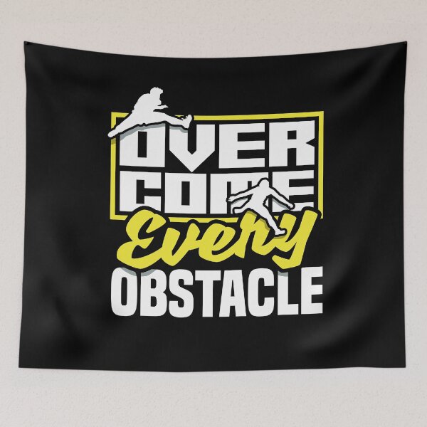 Item preview, Hurdling Hurdle Runner Overcome Every Obstacle designed and sold by ShopTheStyle.