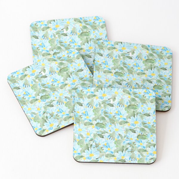 Item preview, blue Cineraria  Pericalis  flowers painting pattern designed and sold by SelenePaintings .