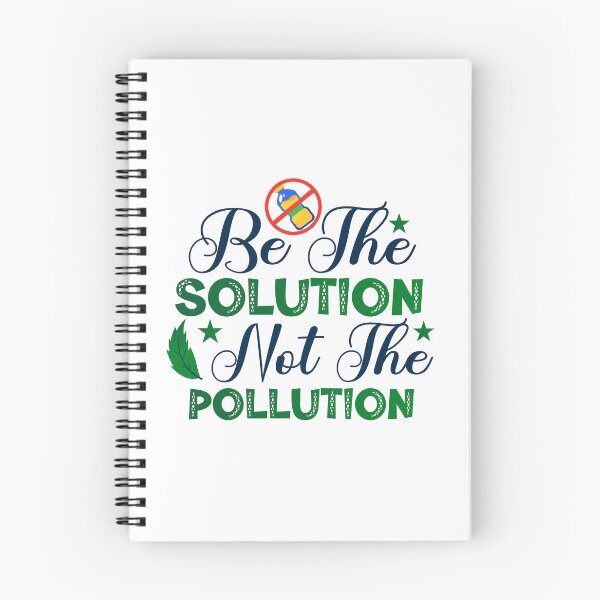 Item preview, Be the Solution, Not the Pollution. It's Time to Say NO to Plastic designed and sold by SpringPetals.