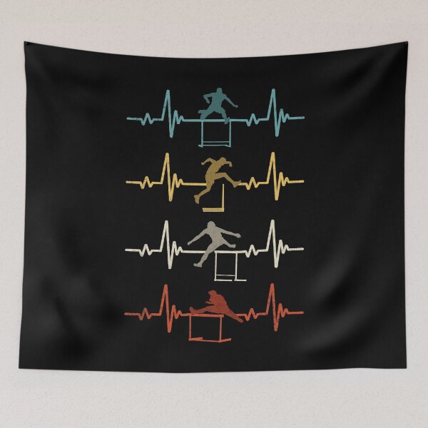 Item preview, Hurdling Hurdle Runner Athletics Track and Field  Heartbeat designed and sold by ShopTheStyle.