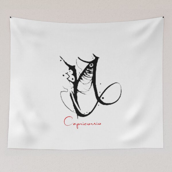 Item preview, tribal capricorn zodiac sign designed and sold by MirallesDiGital.