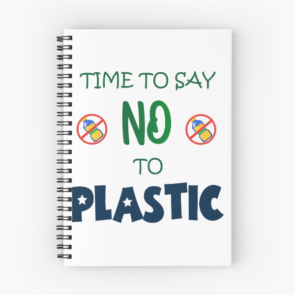 Item preview, Time to Say NO to Plastic designed and sold by SpringPetals.